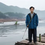 영화  괴물  스토리 및 개봉일 - **Prompt 1: The Resolute Family Facing the Unknown**
    "A cinematic, wide shot depicting the Park ...