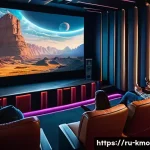 CGV 롯데시네마 메가박스 상영작 - A modern cinema interior showcasing a large IMAX theater filled with diverse audience members sittin...