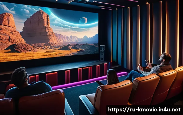 CGV 롯데시네마 메가박스 상영작 - A modern cinema interior showcasing a large IMAX theater filled with diverse audience members sittin...