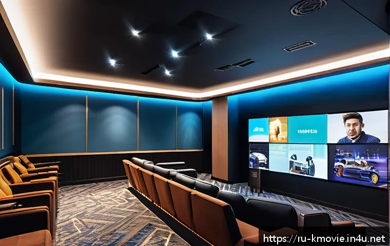 비상선언 상영관 및 개봉일 - A modern multiplex cinema interior in Moscow, featuring a spacious hall with comfortable reclining s...